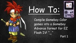 Converting EZ Flash IV games - GBC to GBA format Part 1 (Play hacked games and fan translations)