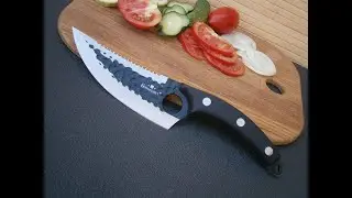 Ніж кухарський Sonmelony Chef К-01 Fultang з серейтором 27см