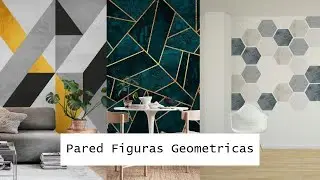 32 Ideas de FIGURAS GEOMETRICAS en PAREDES | DECORACION DESING