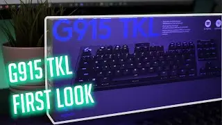 Logitech G915 TKL First Look (2020)