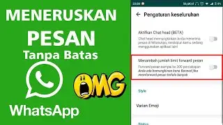Cara Meneruskan Pesan WA Lebih Dari 5 | Forward Tanpa Batas