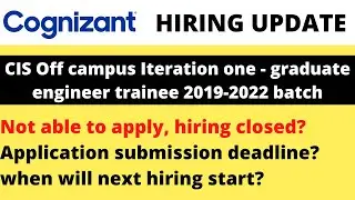 LATEST UPDATE COGNIZANT MEGA HIRING 2022 COGNIZANT RECRUITMENT 2022 | COGNIZANT RECRUITMENT 2023