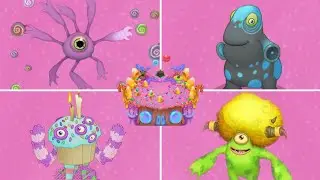 Candy Island All Monsters Sounds And Animations ( Only Available ) ~ The Lost Landscapes