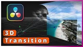 3D jump transition in Free Davinci Resolve [Step by Step] 