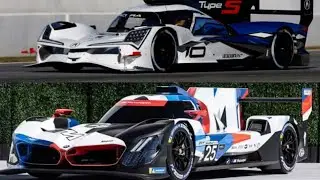 BMW M  And Acura ARX-06 Daytona Testing #imsa #daytonatest #cars
