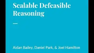 SCADR - An Investigation into the Scalability of Defeasible Reasoning