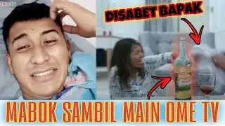 CEWEK MABOK DI OME TV DISABET BAPAK TAPI AKHIRNYA JOINAN!!