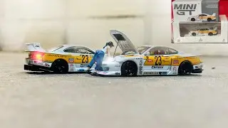 Time Micro 1/64 Nissan Silvia S15 Super Silhouette 2021 LBWK Motor Show Kit Premiere #lbwk #silvia