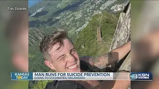 Man runs 108 miles to Oklahoma for suicide prevention and awareness