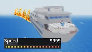 I Made the WORLD'S FASTEST Cruise Ship in Roblox