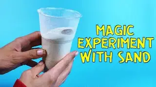Summer science experiment with sand | Appearing stone