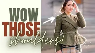 SEWING A PEPLUM WINTER JACKET (with detachable lapel collar) - PART 2 - THISISKACHI DIY
