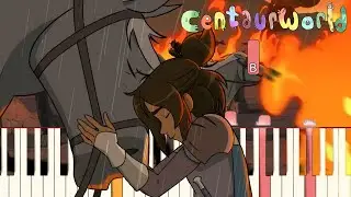 Rider's Lullaby - Centaurworld | Piano Tutorial (Synthesia)