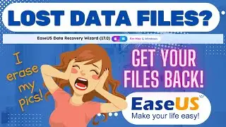 LOST DATA FILES? EaseUS Data Recovery Wizard gets them BACK