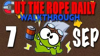 Cut The Rope Daily September 7 | #walkthrough  | #10stars | #solution