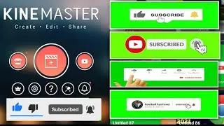How To Make Subscribe Button Animation | Animated Subscribe Button Green Screen