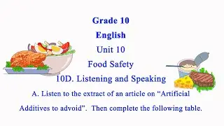 Grade 10 English Unit 10 Listening and Speaking