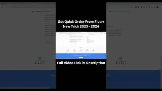 Get Quick Order From Fiverr New Trick 2023 - 2024 | Fiverr Gig Rank 2023 