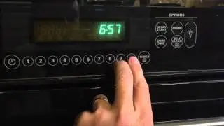 GE oven locking up