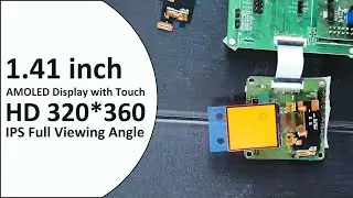 1.41 inch 320*360 IPS OLED Display MIPI Smart Watch OLED Screen AMOLED Display Module with Touch