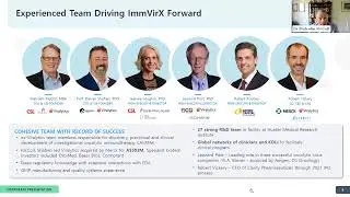 ImmVirX Presentation | NWR Virtual Healthcare Conference