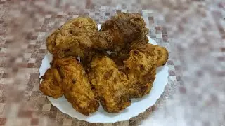 Куринные крылья во фритюре вкусней чем в KFC.#kfc #chicken #курица #крылья#кфс