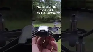 Throw and go with the Dji Tello Drone. #dji #tellodrone #fyp #drone