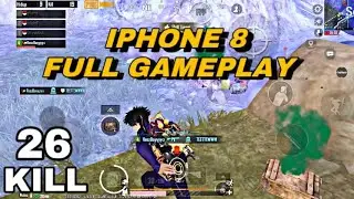 iOS 16.7.2 iPHONE 8 GAMEPLAY🔥| UPDATE BEST SENSITIVITY PUBGM 2024⚡️GYROSCOPE, 60FPS, 4 FINGER