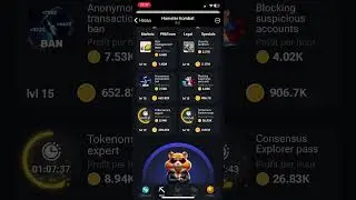Собираем карточки в Hamster Kombat!