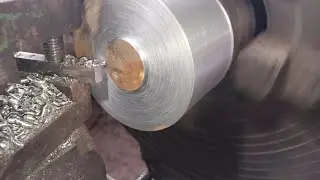 Facing on the lathe machine #lathe #machine #work #workshop #mechanicalengineering #mechanical #cnc