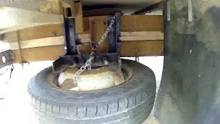 Крепление запаски не отхлебнуло + размеры крепления