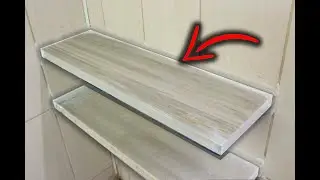 how to build a diy shelves yourself easily/fixing shelves /كيف تثبت رفوف جدارية بكل سهولة