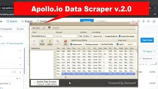 Apollo.io Data Scraper Version 2024 | App.apollo.io Data Scraping Bot
