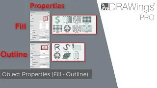 Mastering the Object Properties bar: Change the Fill or Outline of your Embroidery Designs