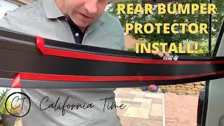 Fitting VW California Rear Bumper Protector - Unpacking and Install!