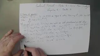Calcul Formel Chapitre 1, Partie 1 : coût et exponentiation rapide.