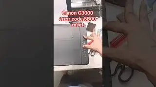 How to Canon G3000 G2000 G1000 error code 