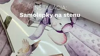 Textilné samolepky na stenu. / Mivali.sk