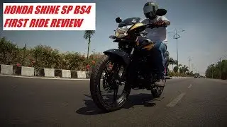 Honda Shine SP BS4 2017 First Ride Review, Walkaround 