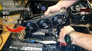 MSI RTX3090 SUPRIM X Install & Benchmarks | JoeteckTips