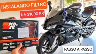 Troca do filtro de ar da S1000 RR K&N