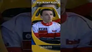 15 Letni Robert Kubica po raz pierwszy w bolidzie 