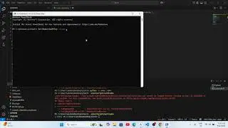 envirnment variable .venu error fix visual studio python