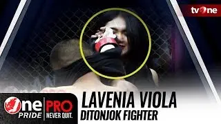 VIRAL! Detik-detik One Pride Angels Lavenia Viola Ditonjok Fighter