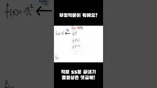 부정적분이 뭐야?