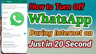 How To Appear Offline On Whatsapp | Whatsapp Offline Mode |  WhatsApp Offline | Technical advisor