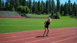 Track Foot Work Drills/ Anywhere Workout With Jessica Marie