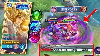 100% UNDERRATED REVAMPED ALICE 1V5 TOTALLY INSANE!? BEST BUILD AND EMBLEM PLEASE TRY!!