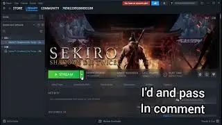 Free steam account with Sekiro shadow die twice