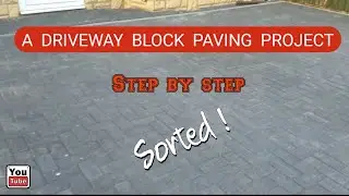 A Driveway Block Paving Project.